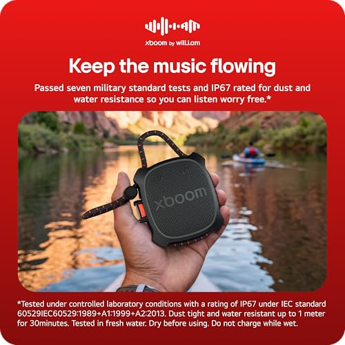 LG xboom Rock by will.i.am Portable Outdoor Bluetooth Speaker - Black - image 6