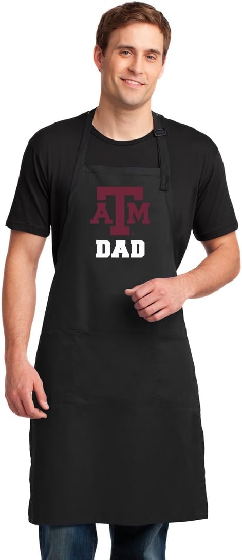 Broad Bay Texas A&M Dad Apron LARGE Proud Aggies Father Aprons