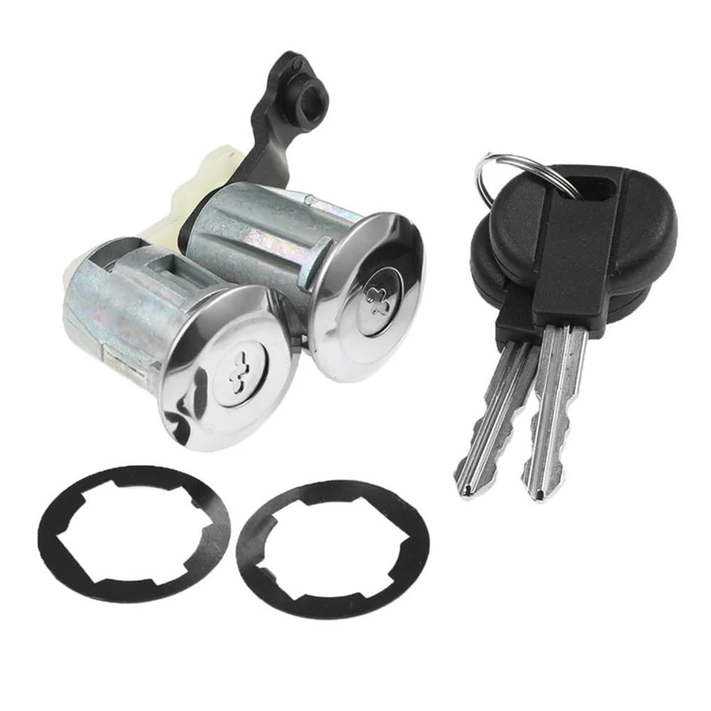 Car Door Lock Compatible with Citroen for Berlingo for Xsara for Picasso 9170G3 252522 Left Right Door Lock Cylinder Ignition Switch(Model 2)