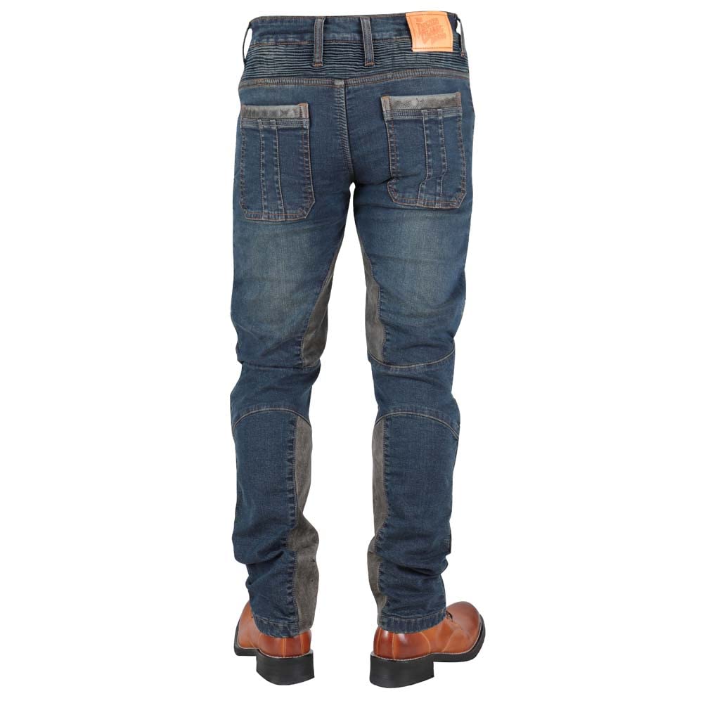 DEGNER カップ付きデニムパンツ M Amazon.co.jp: [デグナー] 牛革のヒートガード付 カップ付き