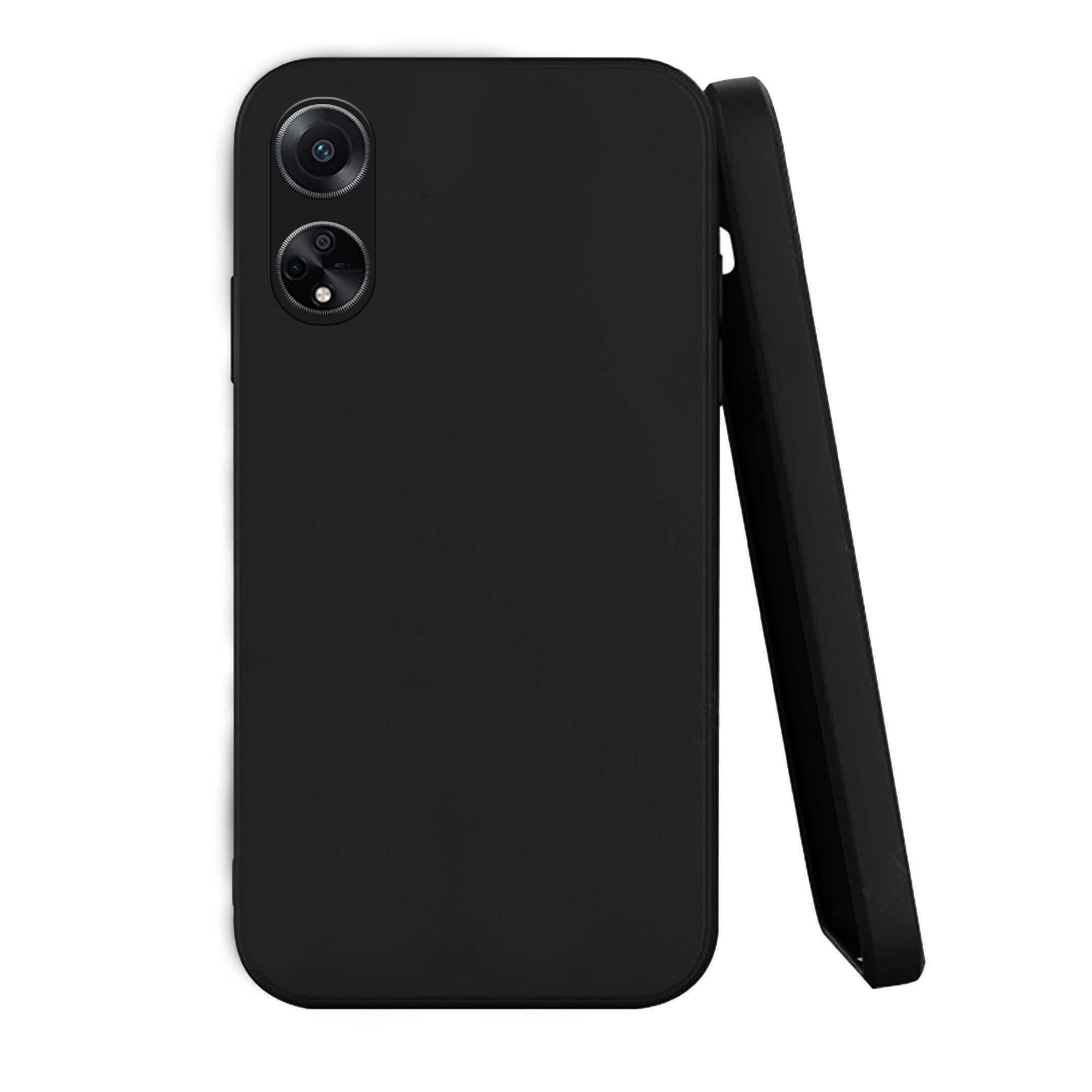 Knotyy Ultra Soft Rubberised Back Cover for Oppo F23 5G | Inner Velvet Fabric Lining | Matte Silicone Flexible |Raised Bumps for Camera & Screen Protection Back Case Cover - Black (B0C656GFZD) Amazon Price History, Amazon Price Tracker