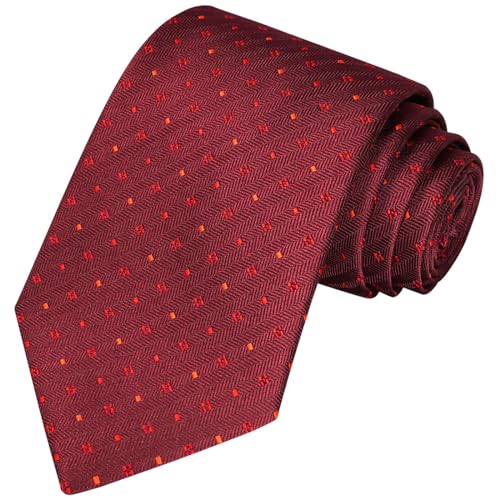 Image of KissTies Mens Necktie Polka Dot Ties For Men Classic Dressing Tie + Gift Box
