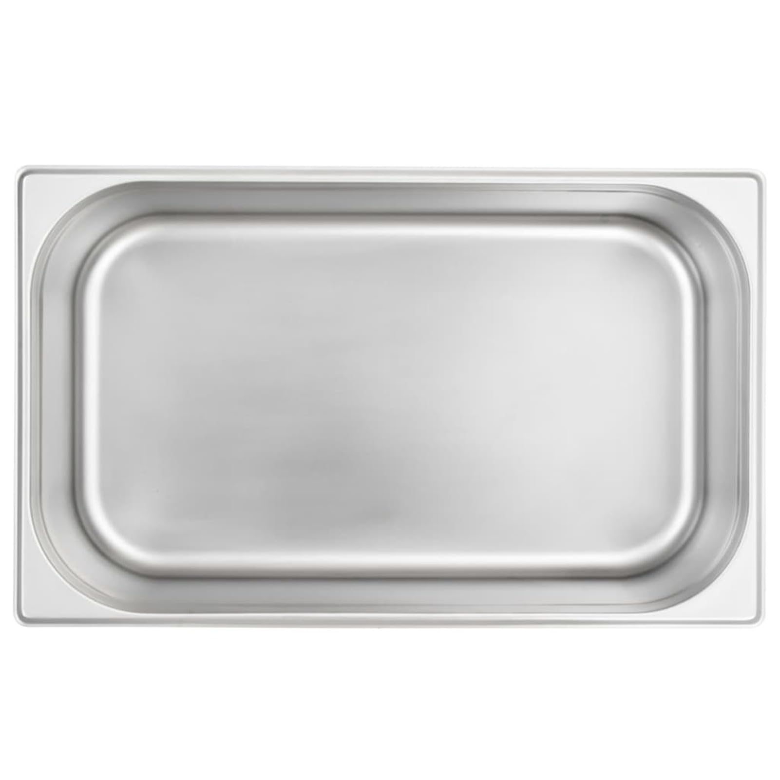 Homgoday Gastronorm - Contenedores de acero inoxidable, 2 unidades, GN 1/1, 150 mm, decoración de muebles de interior para salón, oficina o dormitorio