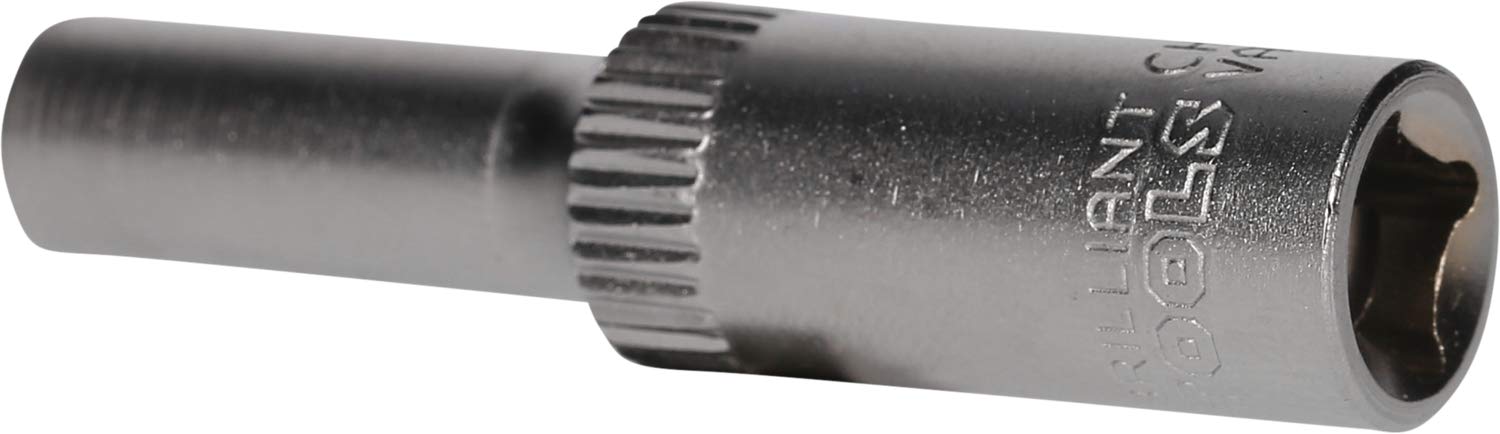 Brilliant Tools BT020951 1/4 Inch Socket Spanner, Long, 50 mm, 5 mm Insert, Chrom-vanadium-stahl - Image 3