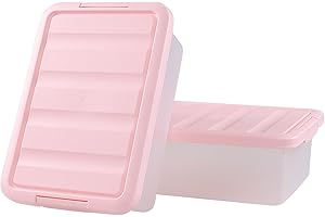 Rosebloom Pink Storage Containers with Lids (2-Pack)