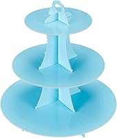 Vista 18 de Soporte para Cupcakes de 3 Niveles, Soporte para Pastel, Torre de Soporte para Cupcakes DIY Escalonada para Exhibiciones de Mesa de Postres