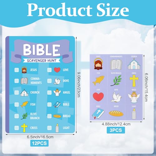 Juego Biblia Búsqueda del Tesoro 15 Piezas miniatura 2