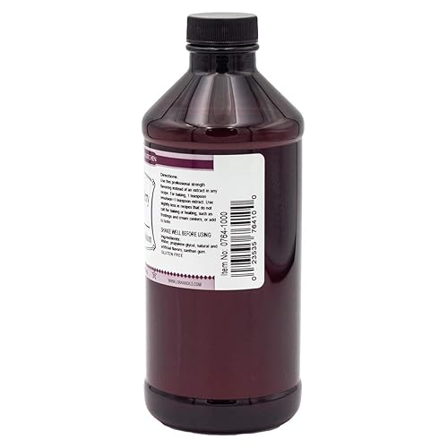 Vista 207 de LorAnn. Emulsión de plátano para panadería, botella de 4 onzas.