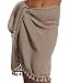 Tuopuda Mujeres Sarong de Playa Traje de baño Semi-Transparente Bikini Cover-Ups Pareo...