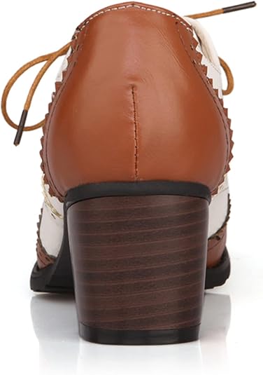 Lizoleor Classique British Style Femmes Richelieu Chaussures