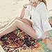 GeeRic Wandteppich Mandala wandtuch Wandbehang Indien Bohemian Picknick Tagesdecke Sandtuch Tapisserie Yoga psychedelisch Deko Tuch Tapestry groß Tischdecke 150 x 230cm