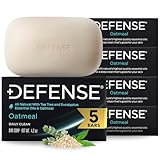 Defense Soap 5pk All Natural Oatmeal Bar Soap for...