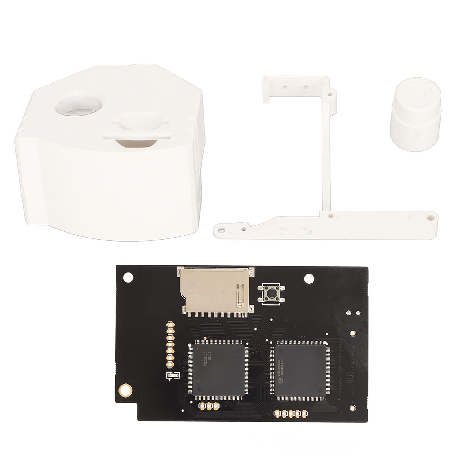 Generic Akcesoria do Konsoli do Gier, Zestaw Płytek do Symulacji Napędu Optycznego V5.15b z Szybkim Odczytem i kartą Pamięci 64 GB dla Hosta VA1 (WHITE)