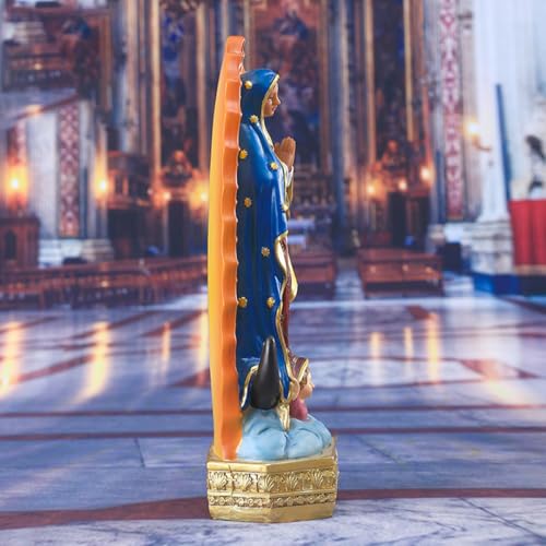 Vierge en résine modèle Mary : statuette religieuse délicate