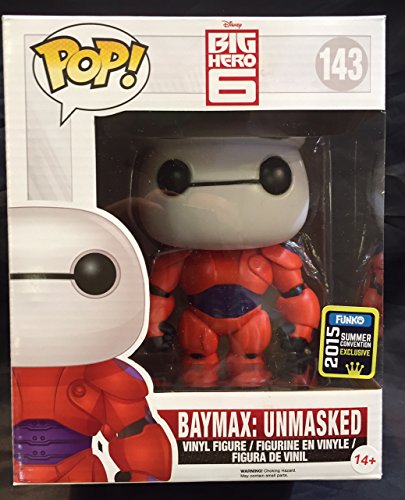 Funko - Pop Collection - Big Hero- Baymax Unmasked SDCC 2015 - 18 cm - 0849803056155
