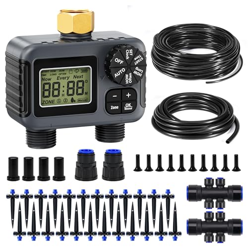 HIRALIY 100FT Drip Irrigation Kit