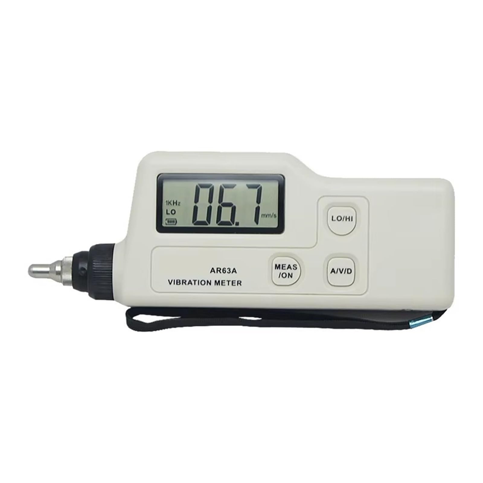 High Precision Handheld Vibration Meter with ±10% Accuracy Industrial Testing Motor Amplitude Measurement for Industrial Inspection