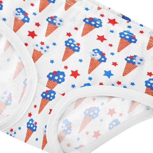 Girls' Underwear Summer American Ice Cream Star Toddle Brief Panties 23029904
