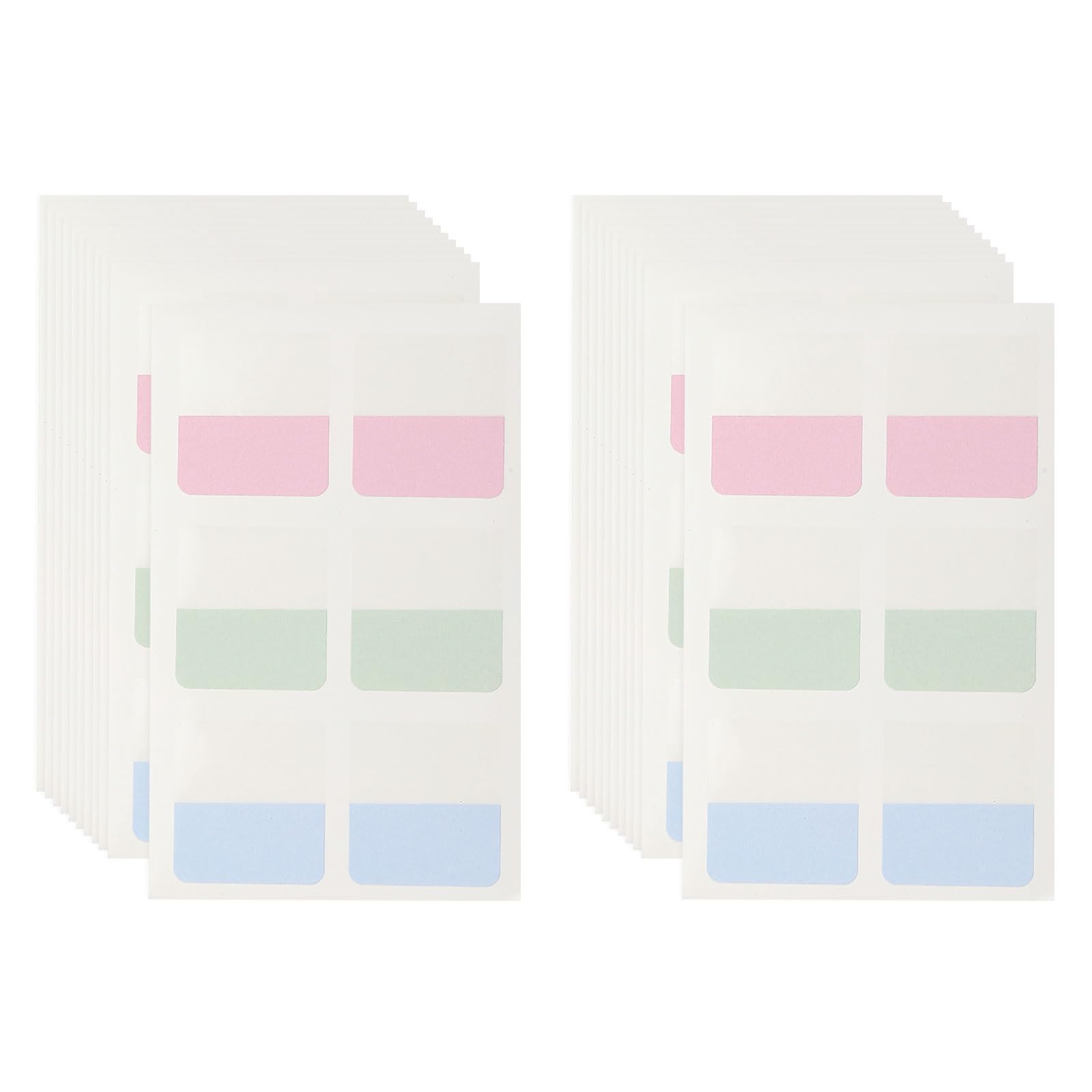 PATIKIL Clear Index Sticky Tabs, 120 Pcs Medium Transparent Sticky Notes Bookmarks Planner Stickers Page Tabs for Office Notebooks File Folder Ledger Book, Morandi 3 Colors