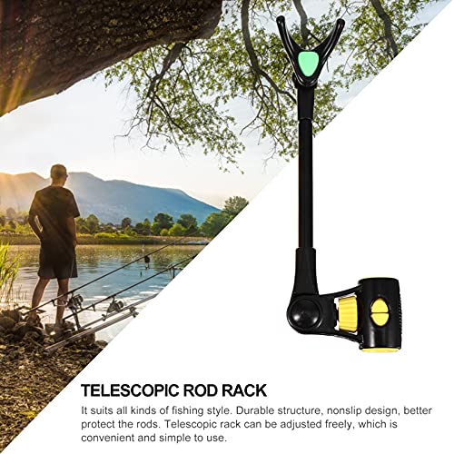 BESPORTBLE Suporte de Vara De Pesca Vara De Pesca Telescópica de Metal Antiderrapante Suporte de Ban