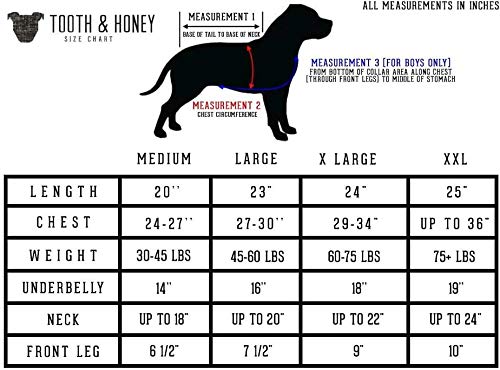 Tooth and Honey Pitbull Pajamas/Red Milk & Cookie Print Onesie/Lightweight Pullover Pajamas/Full Coverage Dog pjs - Image 6