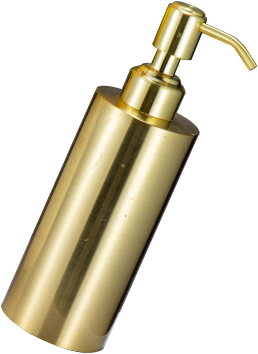 NOLITOY Stainless Steel Lotion Bottle Pump Hand Soap Dispenser Refillable Bathroom