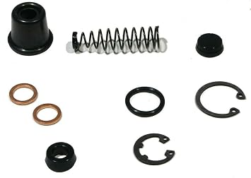 Rear Brake Master Cylinder Rebuild Kit fits - CBF 600 CBF600 2004-2010 - Heavy Duty Brake Master Cylinder Kit - Rear Master Cylinder Repair Set - Cup - Seals - Copper Washers - O-Rings