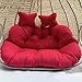 ZHANGYY Cuscino Grande Rotondo per Sedia a Dondolo Cuscino soffice per Sedia sospesa Cuscino per Sedia Doppio Patio Papasan con Cuscino-G