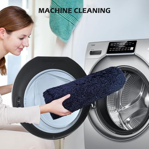 Baahrnom Bathroom Rugs Sets 3 Piece with Adjustable Toilet Seat Cover 17.5"x 15" Machine Washable Bath Rug Set with TPR Non Slip Rubber Backing Solid Bath Mat Set for Luxury Bathroom Decoration by Baahrnom - Image 8