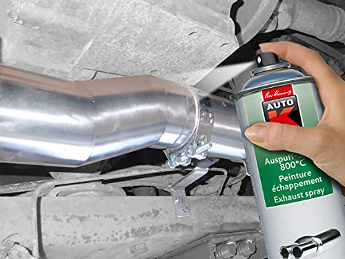 AUTO-K KWASNY 233 098 Special Auspuff-Spray Silber 800°C Lackspray 400ml