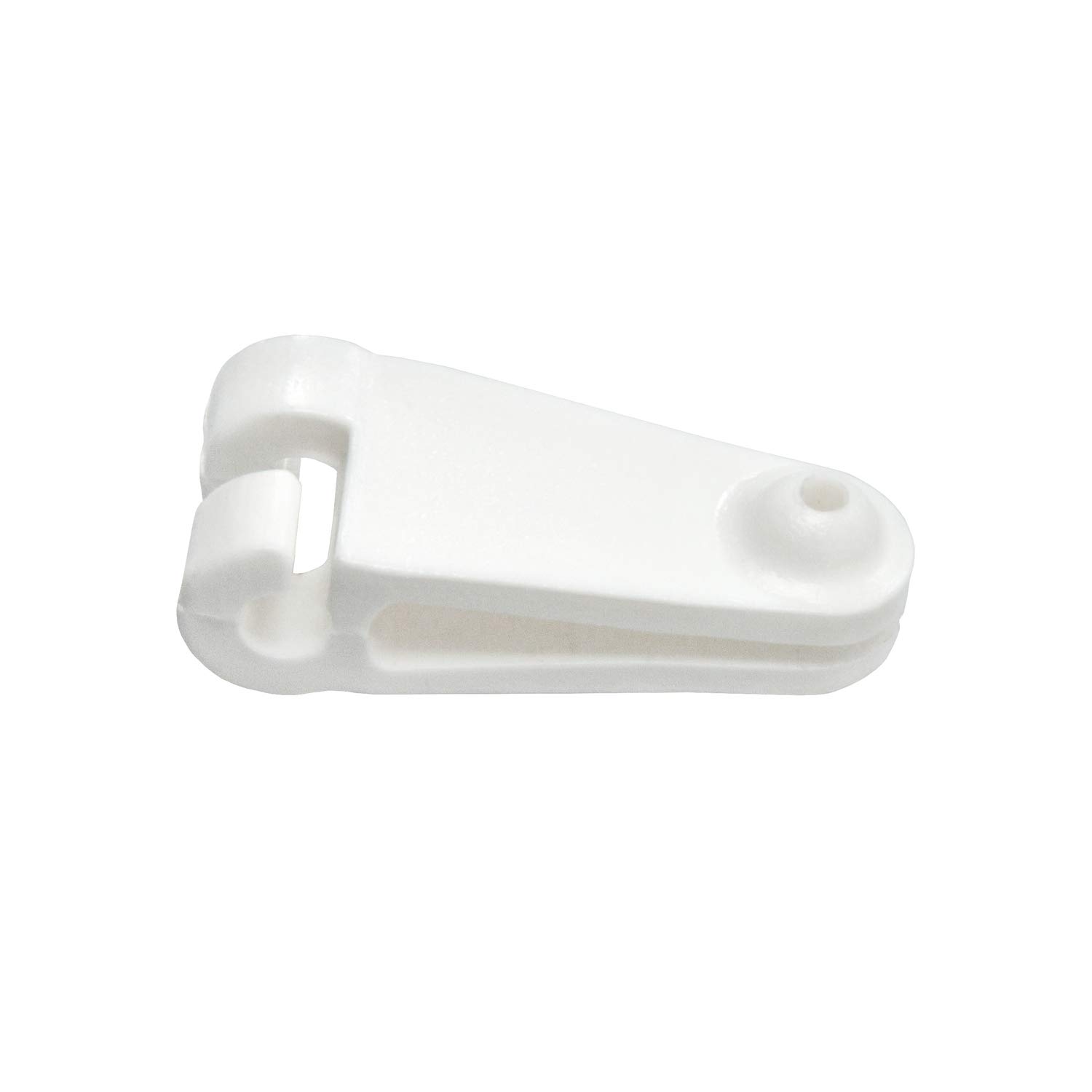 sunprotect 12589 Laufhaken Zubehör für Seilspann-Markise Sonnensegel Sonnenschutz für Pergola Wintergarten Terrasse, weiß (150)