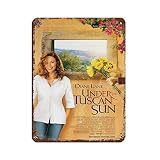 Poster rétro en métal représentant l'acteur Diane Lane sous le soleil toscan, art chic, peinture en fer, bar, personnes, grotte, café, famille, garage, 30 x 40 cm