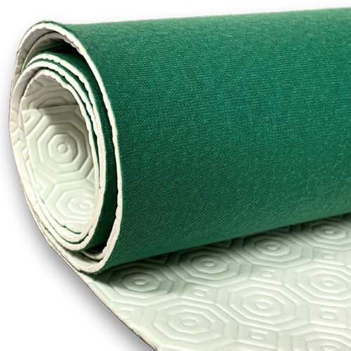 acquaverde | Mollettone Copritavolo, Panno in Feltro Verde Antimacchia e