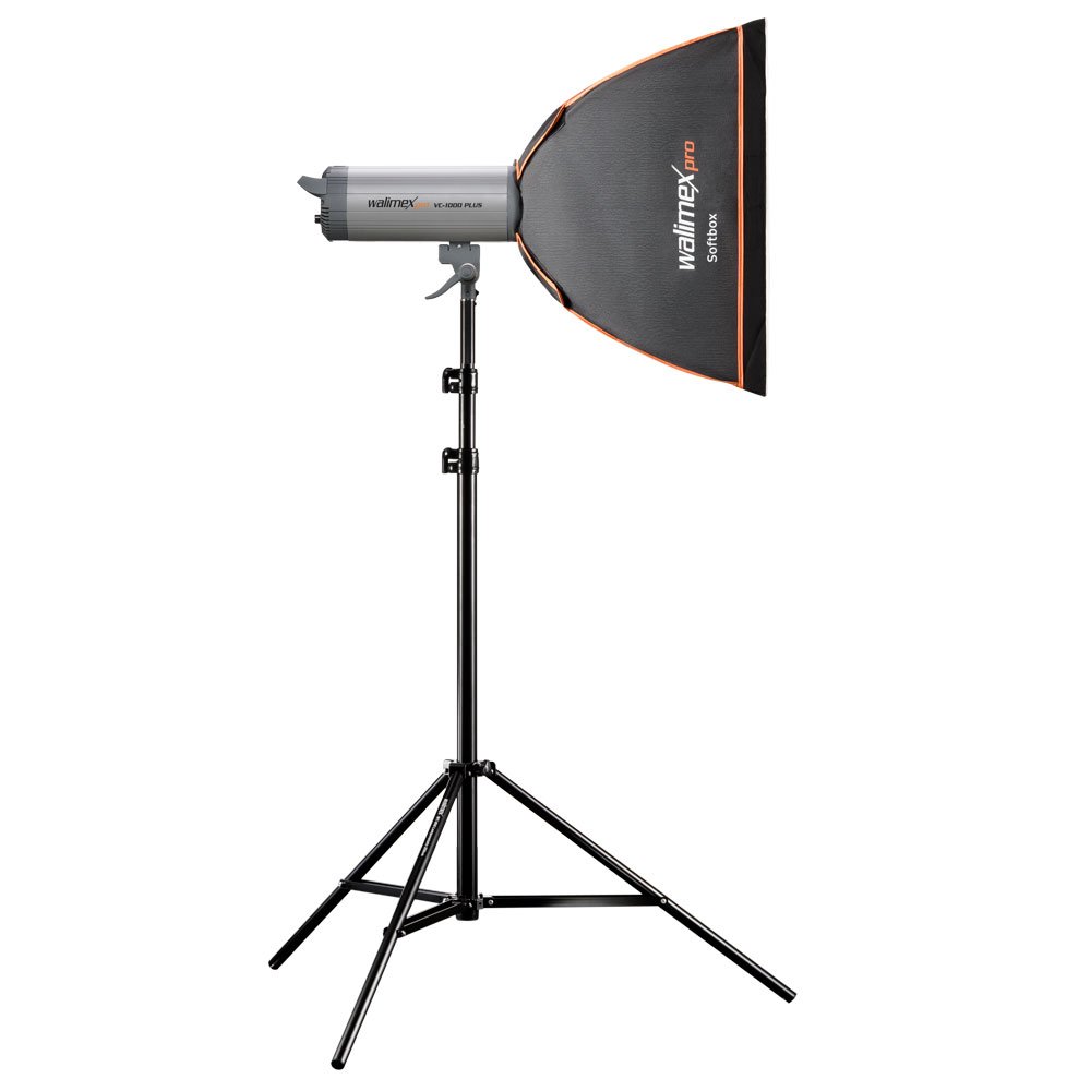 Walimex Pro Softbox Boîte à lumière pour Multiblitz P 40 x 40 cm Orange Line