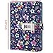 JunShop A5 PU Leather Password Lock Diary Peach Cover Locked Notebook Journal Diary with Combination Lock Digital Locking (Multicolor)