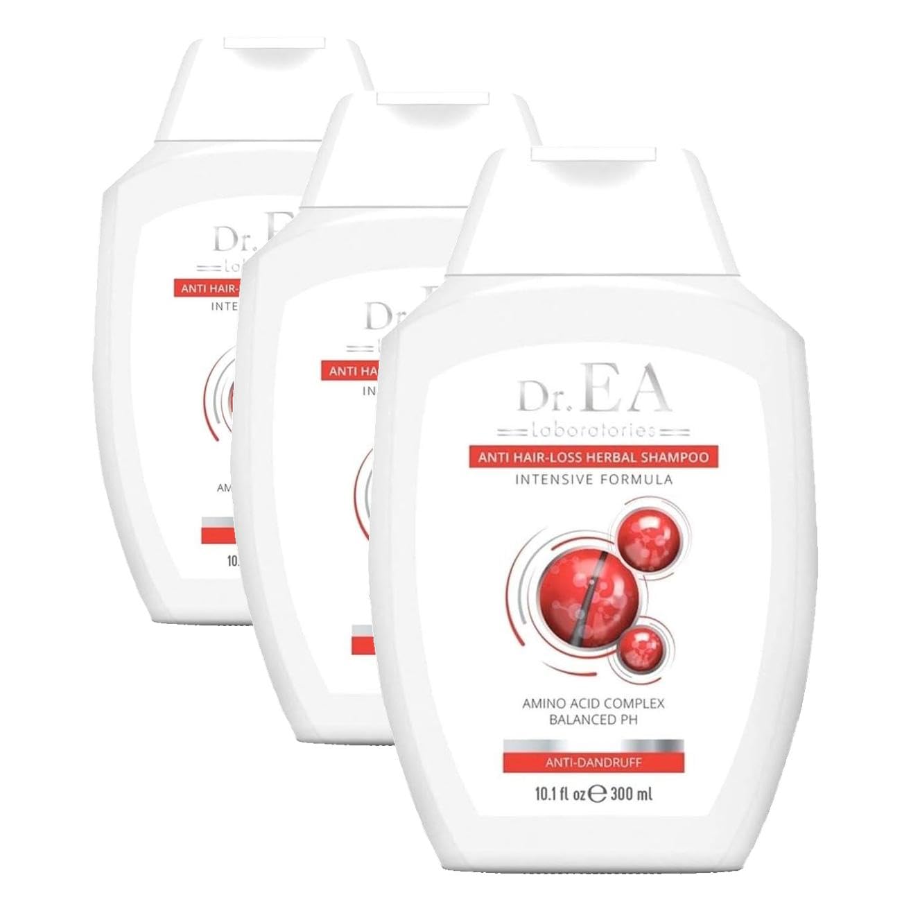Saç Dökülmesine Karşı Bitkisel Şampuan (Kepek Önleyici) 300ml (3 paketi)
