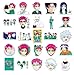 50Pcs Anime Stationery Stickers The Disastrous Life of Saiki K Sticker Stationery Student Cartoon Waterproof Graffiti Decorate