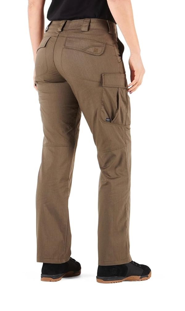 5.11 Tactical Women's Stryke Pants, Regular Fit, Gusseted, 12 Pockets, Style 64386ABR, Tundra, Women's 4 Long by 5.11 - Image 5