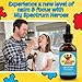 My Spectrum Heroes Calm & Focus Supplement Drops - Brain Support with L-theanine, GABA, Huperzine A - Enhance Focus for Kids or Adults - Boost Concentration for Kids & Teens - 2.02 FL oz. (60 ml)