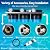 HQUA WF3-01 PRO 3-Stage Whole House Water Filtration System, Big Blue 20" x 5.5", Reduces Heavy Metals, PFAS (PFOA/PFOS), Chlorine, Sediment, Odor & VOCs