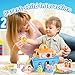Wooden Noahs Ark Toy Animal Playset, Baptism Gifts for 2 3 4 Years Old Boys Girl, Lacing Beads, Shape Sorter, Montessori Noah's Ark Toys with Bible Story Book for 24 Months Kids