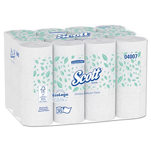 Kimberly-Clark Scott Coreless Standard Roll Bath Tissue