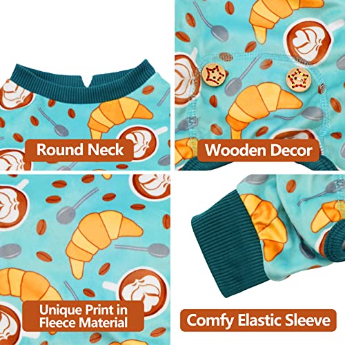 Kyeese Dog Pajamas Printed Stretchy Soft Dog Pjs For Small Dogs Onesie Dog Pajamas Dogs Soft Velvet Pet Pjs Doggie Jammies Dogs Clothes #TOP2