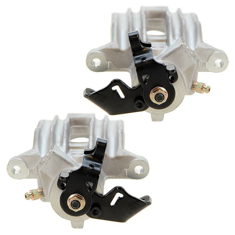 ATEC GERMANY 2x Pinza de freno trasera izquierda y derecha soporte, compatible con AUDI A3, TT, SEAT CORDOBA (6K5), IBIZA, TOLEDO, SKODA OCTAVIA 1, VW GOLF 4, NEW BEETLE, POLO Variant (6V5)