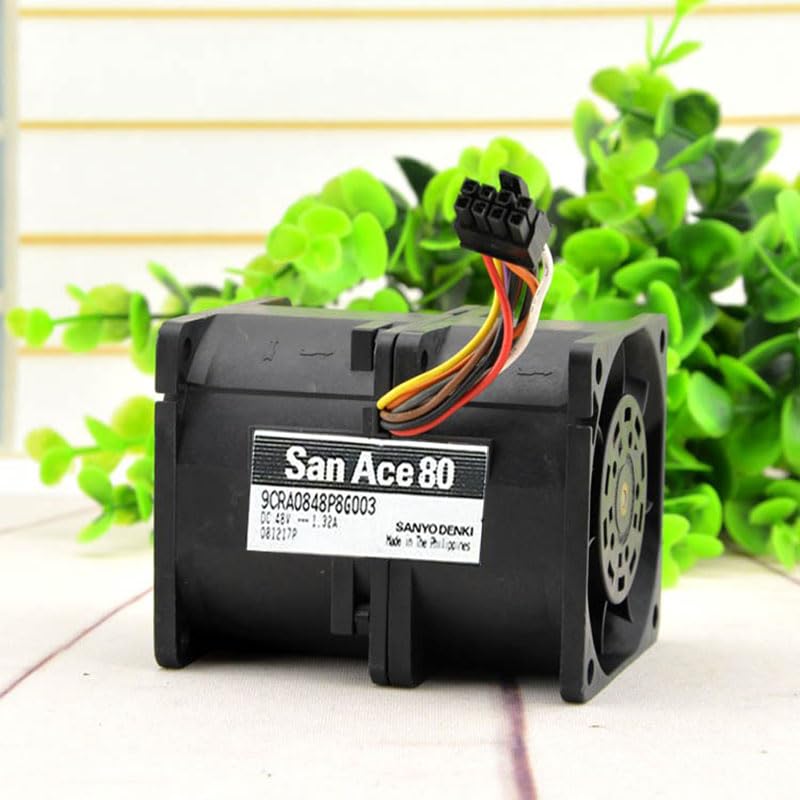 for SANYO 9CRA0848P8G003 80 * 80MM 48V 1.32A device chassis fan
