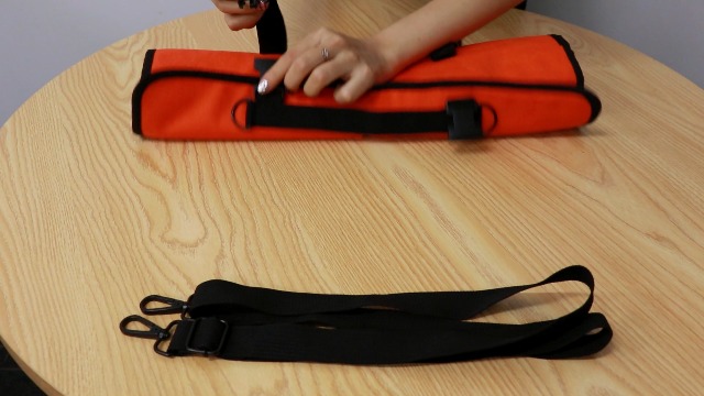 Amazon.com: QIQU Orange Chef Knife Bag With 20 Slots Cutlery