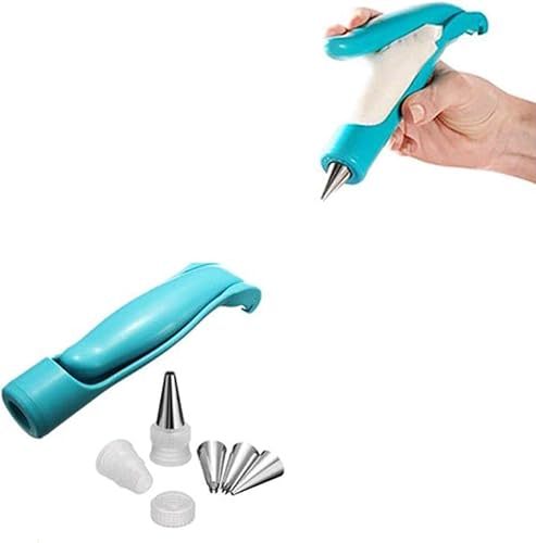 Hofumix Herramienta de decoración de tartas, pastelería, bricolaje, decoración de pasteles, pluma, puntas de glaseado, boquillas, bolsa de fondant,