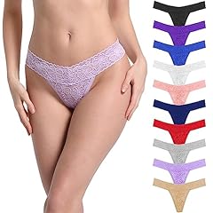 10 Pieces Bright Lace Thongs