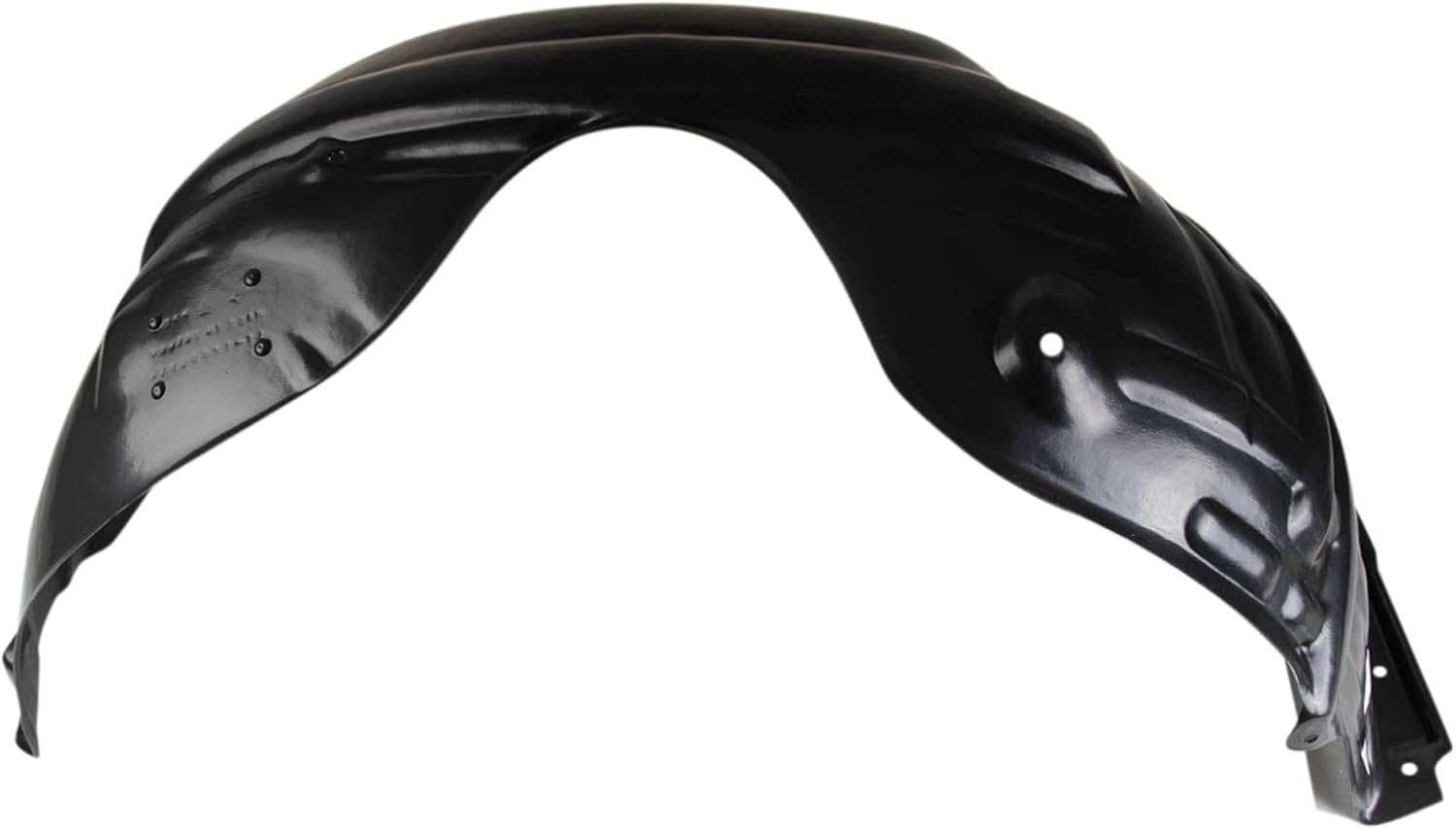 TRQ Front Left Inner Fender Liner Black Drivers Side Compatible with 2011-2012 Toyota Avalon TO1248161