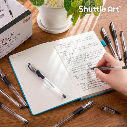 Bolígrafos Gel Shuttle Art 100 unidades tinta negra fina miniatura 5